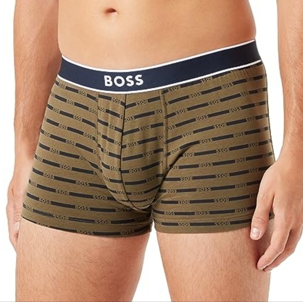Hugo Boss Men's Boss Organic Cotton Sport Boxer Trunk Underwear Size XL NEW